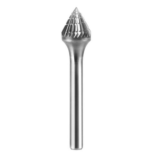 TYPE J carbide burr with shank 1/4 inch