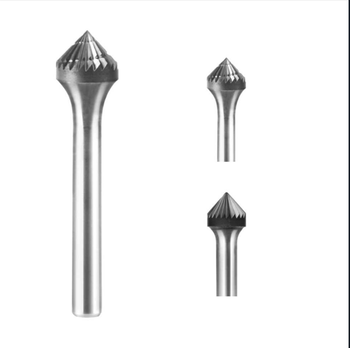 TYPE K carbide burr with shank 1/4 inch